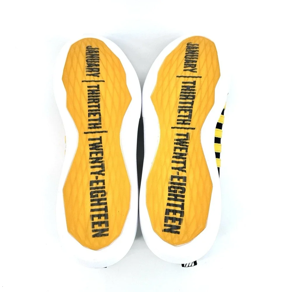 Autographed Gary Vee Entrepreneur Sneakers 001 Yellow Mustard Mens 10.5 K Swiss‎